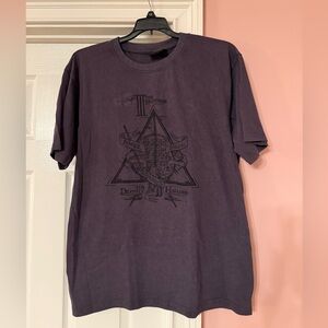 Harry Potter Deathly Hallows Charcoal Gray size XL